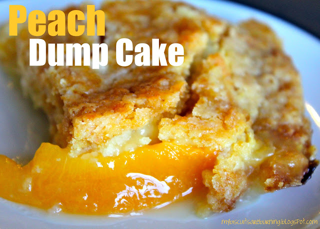 Canned Peach Dump Cake