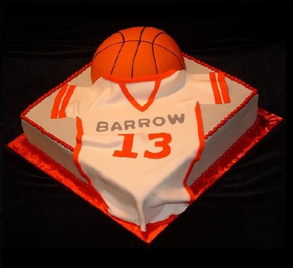 Cool Basketball Jersey Cakes