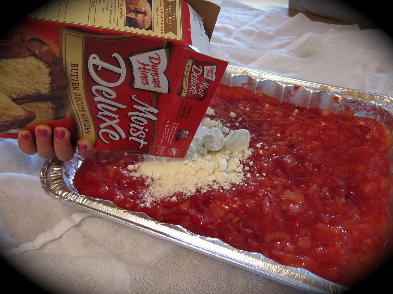 Easy Cherry Pineapple Dump Cake