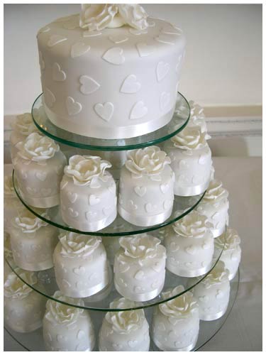 Elegant Cupcake Wedding Cakes