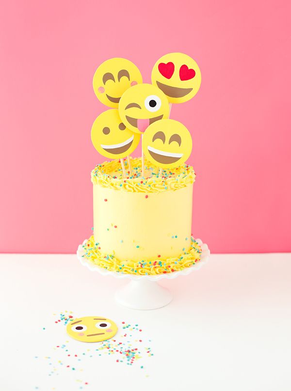 Emoji Birthday Cake Ideas