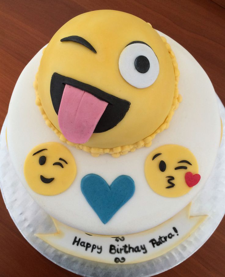 Emoji Birthday Cake