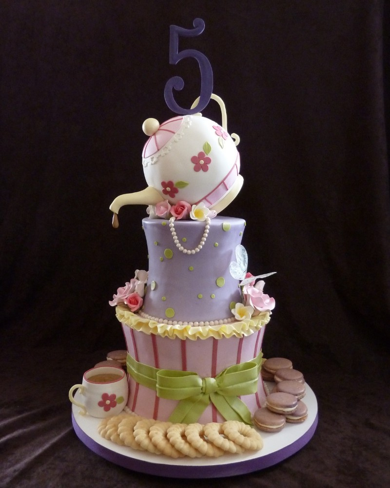 Fancy Tea Party Cake