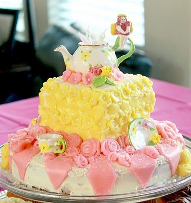 Fancy Tea Party Cake