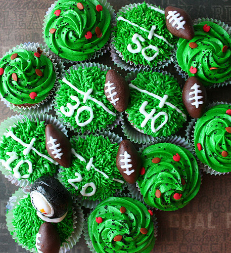 Football Cupcake Idea