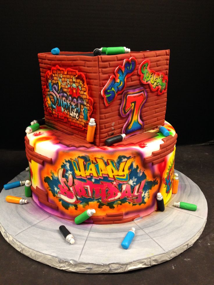 Graffiti Cakes Ideas