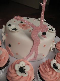 Gymnastics Girl Cake