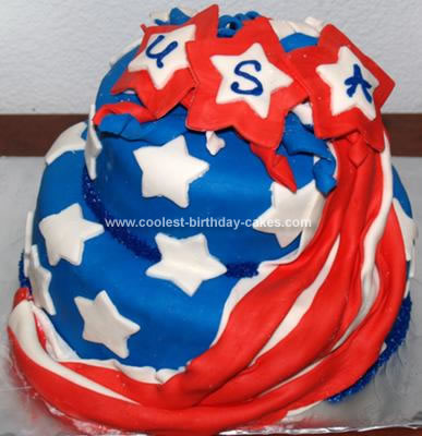 July 4th Birthday Cake