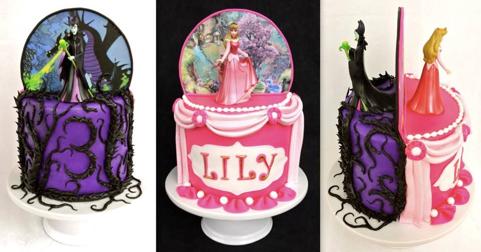 Maleficent Sleeping Beauty Cake