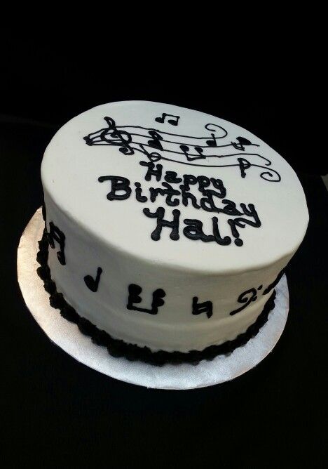 Music Note Cake Buttercream