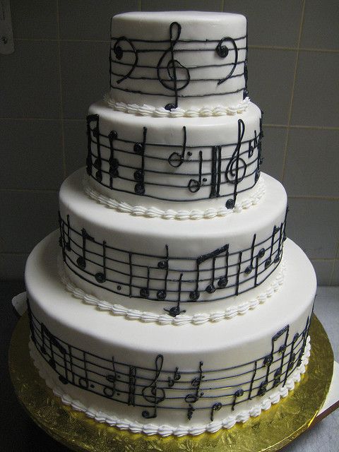 13 Photos of Music Symbol Cakes