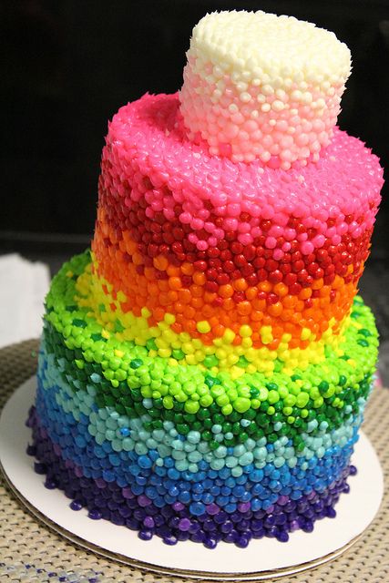 Skittles Cake