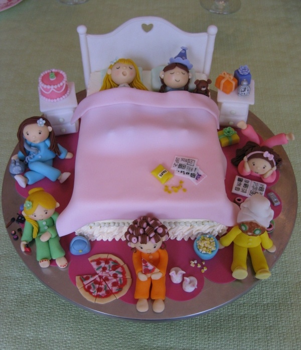 Sleep Over Birthday Party Cake Ideas