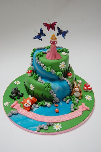 Sleeping Beauty Cakes Birthday Cake