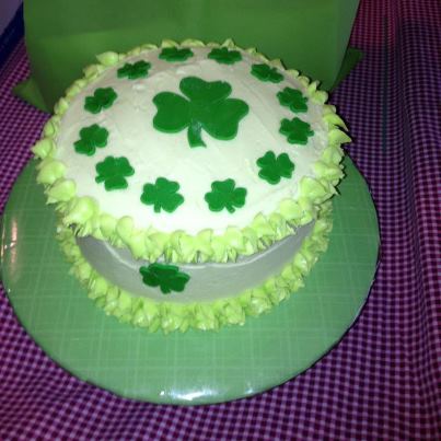 St. Patrick's Day Birthday Cake