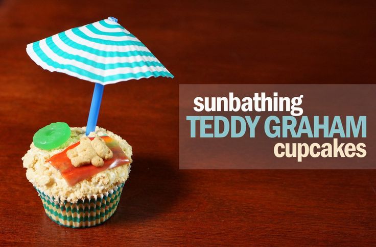 Summer Cupcakes Teddy Graham Beach