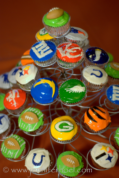 Super Bowl Cupcake Ideas