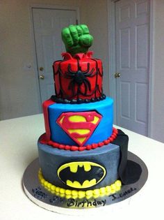 Super Hero Cake