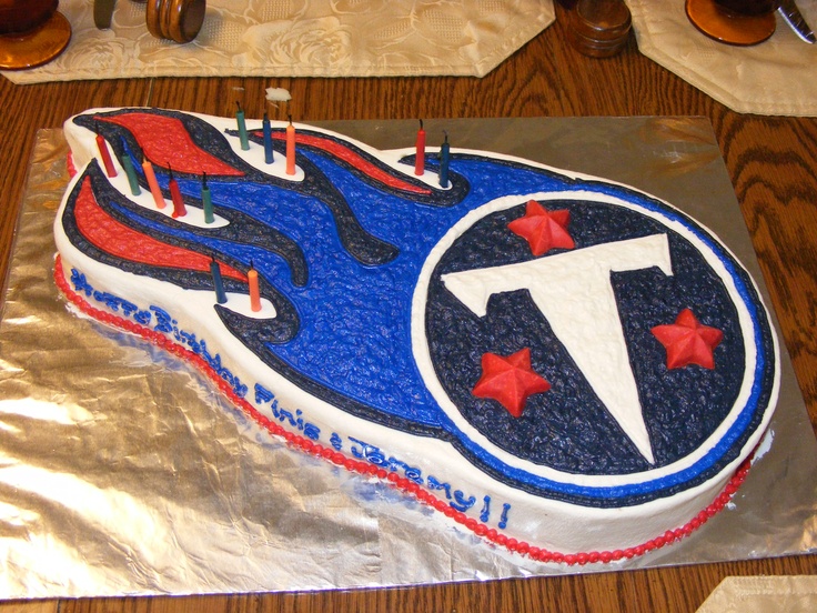 Tennessee Titans Birthday Cake