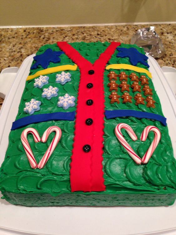 12 Photos of Tacky Sweater Party Cakes