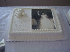 50th Wedding Anniversary Sheet Cakes