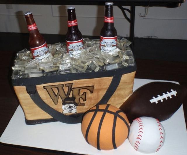 Beer-Themed Grooms Cake