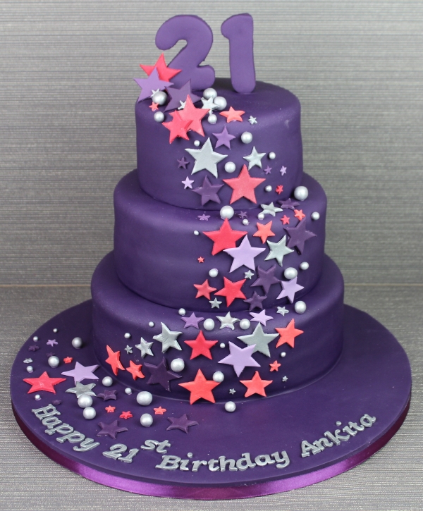 Birthday Cake with Stars