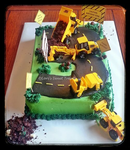 Boy Construction Birthday Cake