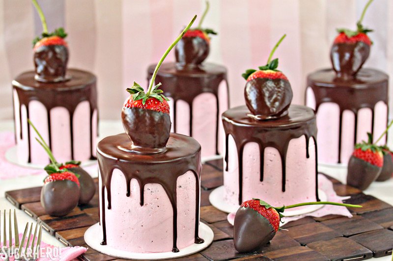 Chocolate Covered Strawberry Cake