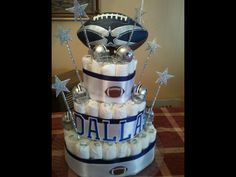 Dallas Cowboys Baby Shower Cake