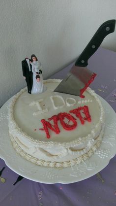 Divorce Party Cake