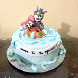 First Tom and Jerry Birthday Cake