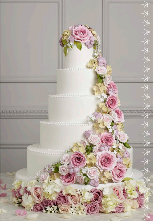 Flower Wedding Cake