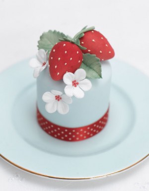 Mini Strawberry Cakes