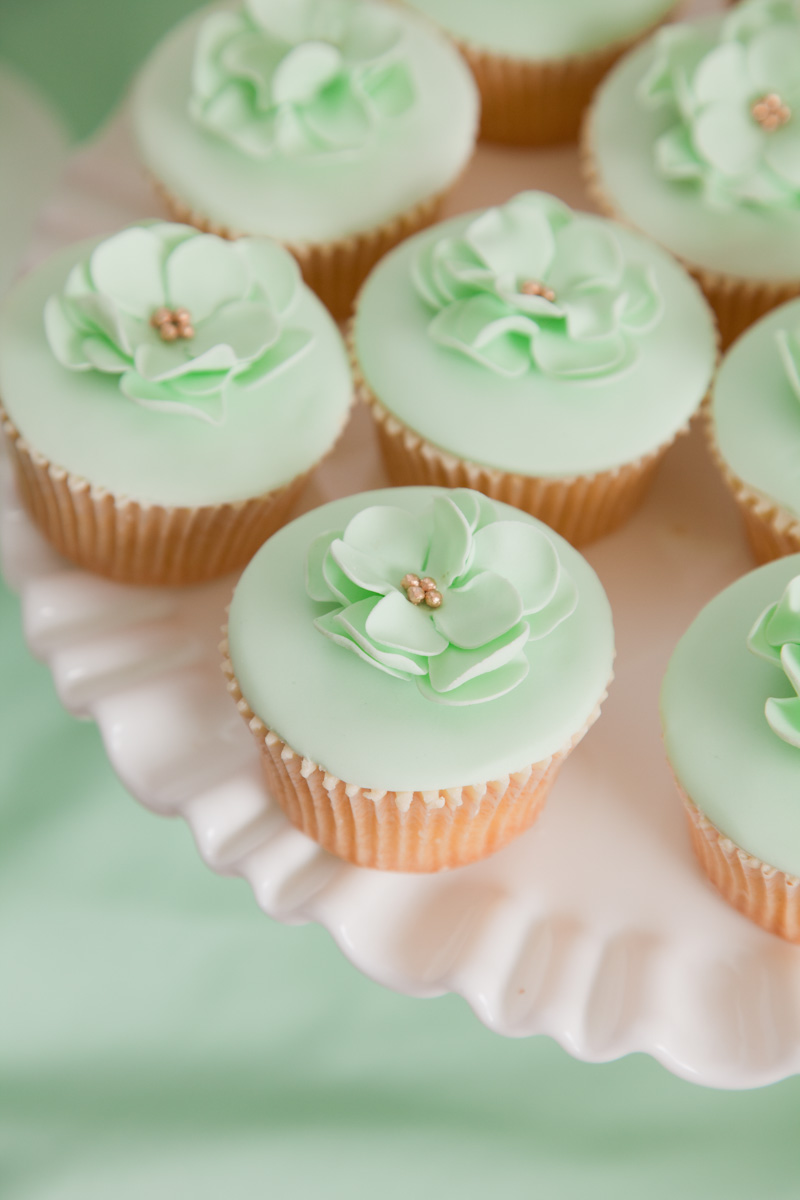 11 Photos of Mint Wedding Cupcakes