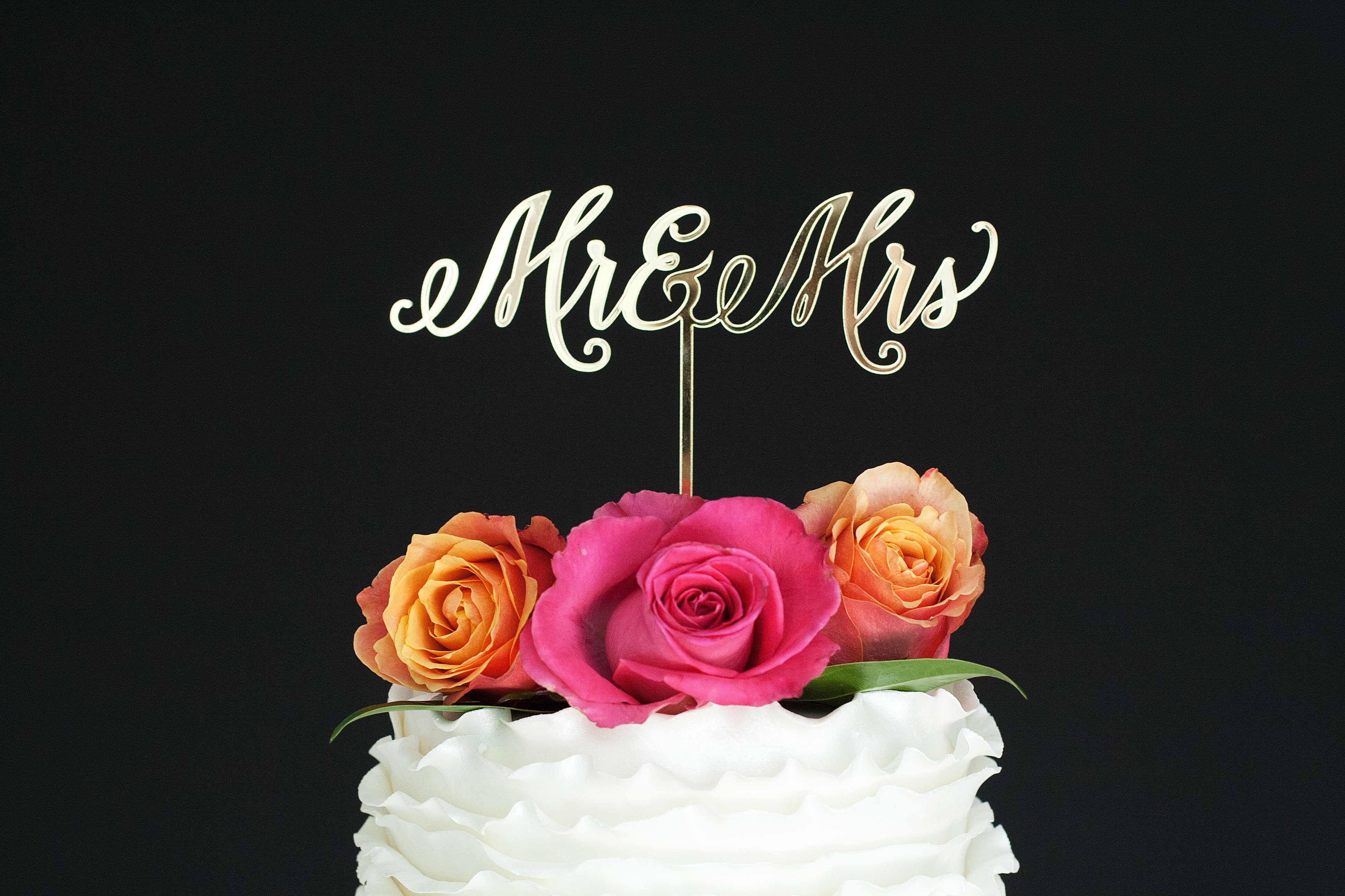 Mr Wedding Cake Topper