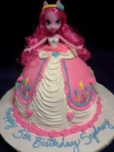 9 Photos of My Little Pony Doll Birthday Cakes