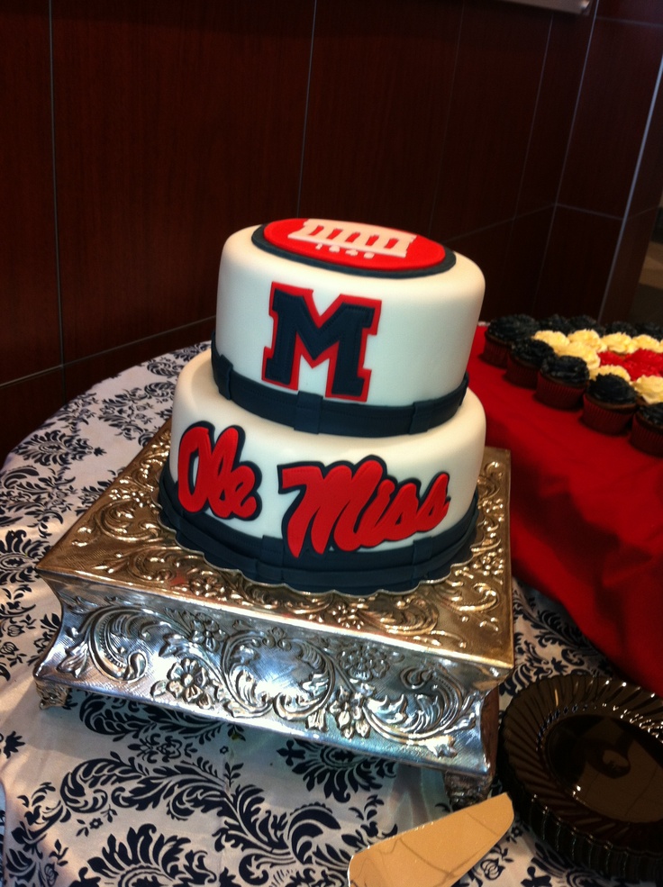 Ole Miss Rebel Cake