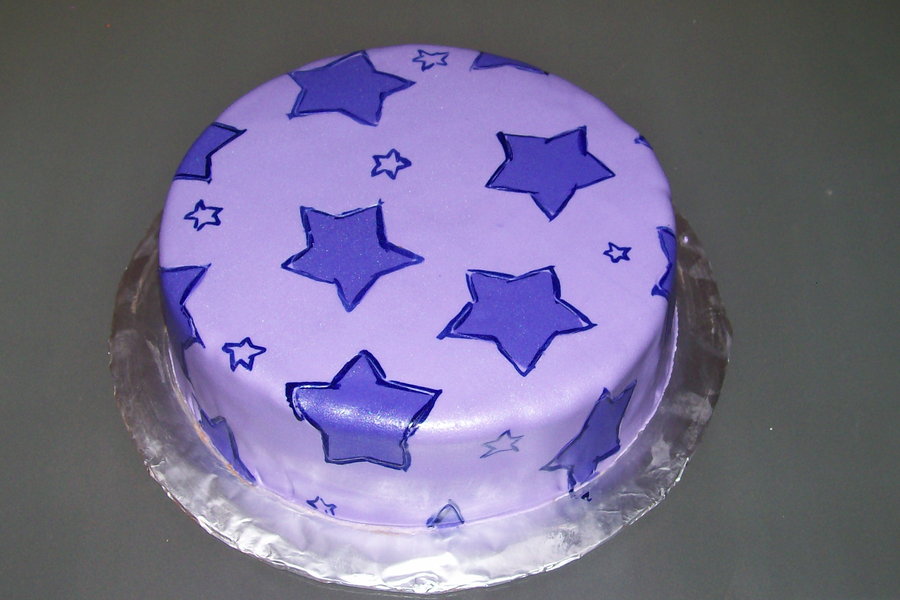 Pretty Purple Cake