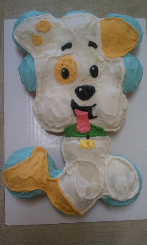 Puppy Bubble Guppies Birthday Cupcake Cake