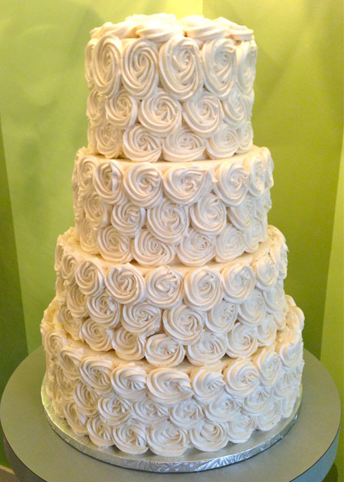 Rosette Wedding Cake