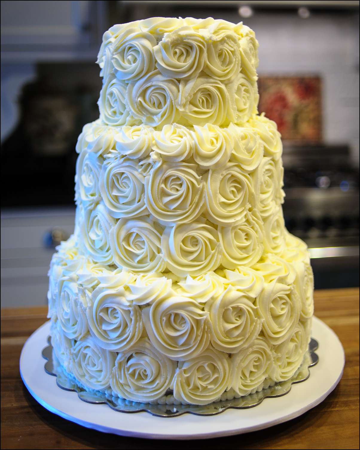 Rosette Wedding Cake