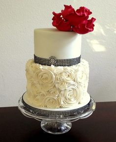 Rosette Wedding Cake