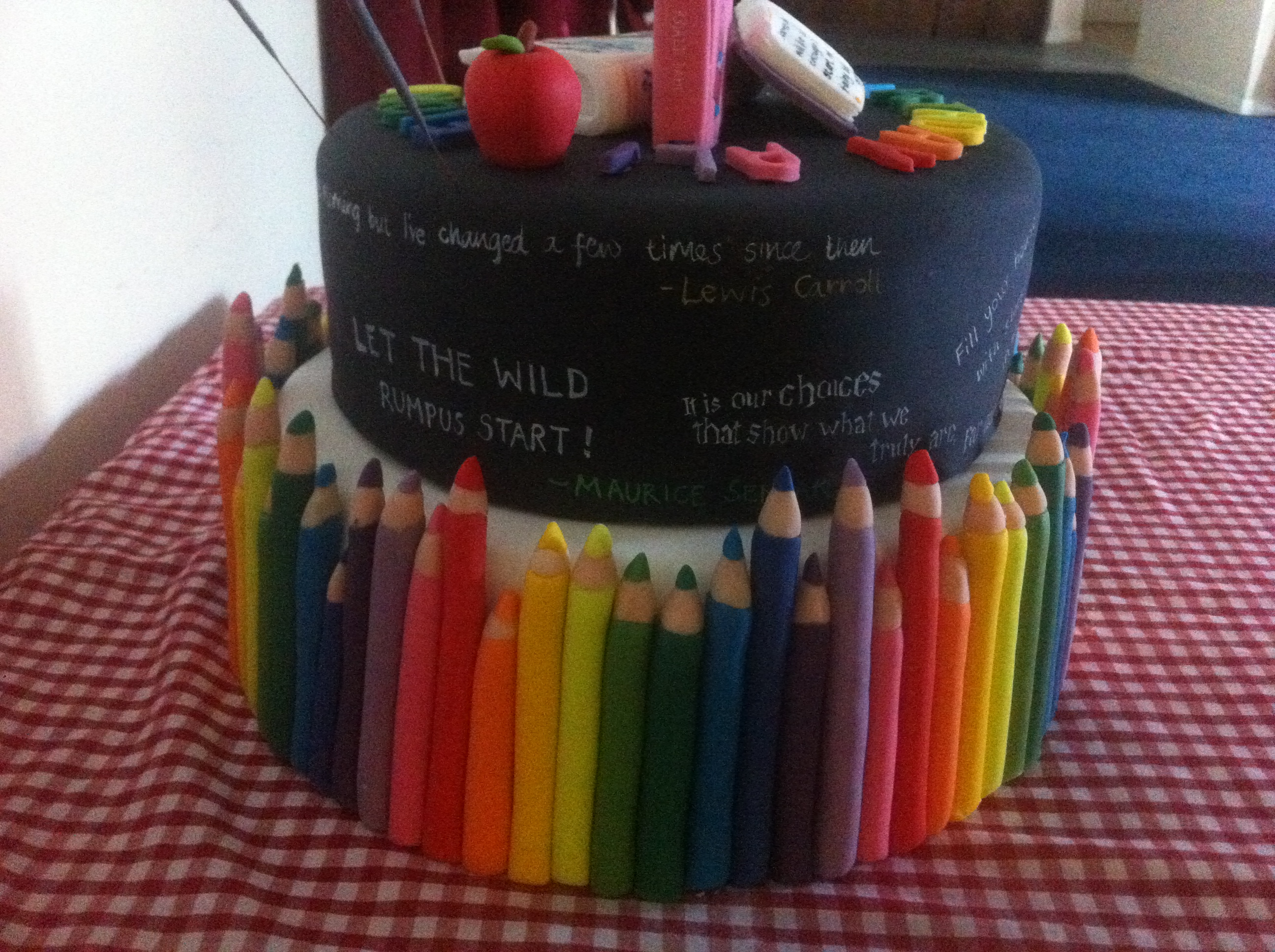 Teacher Birthday Cake