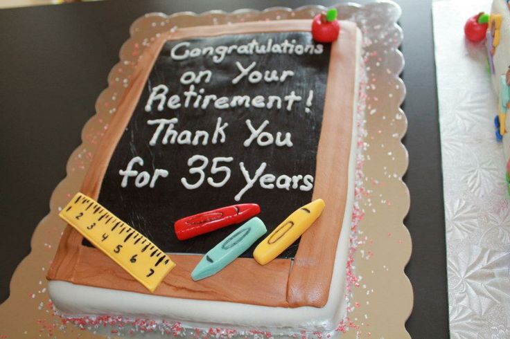 Teacher Retirement Cake Sayings