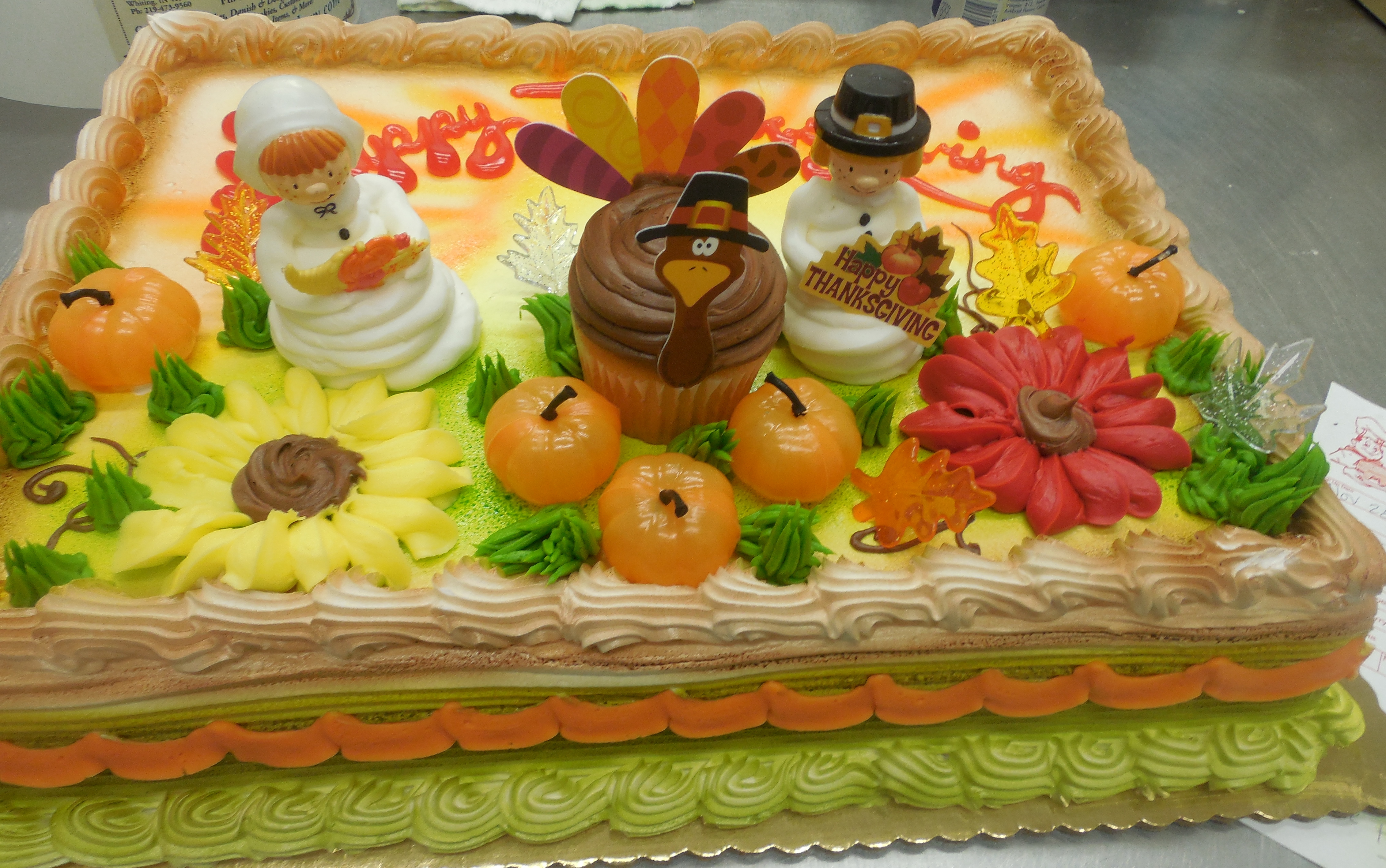 Thanksgiving Theme Cakes