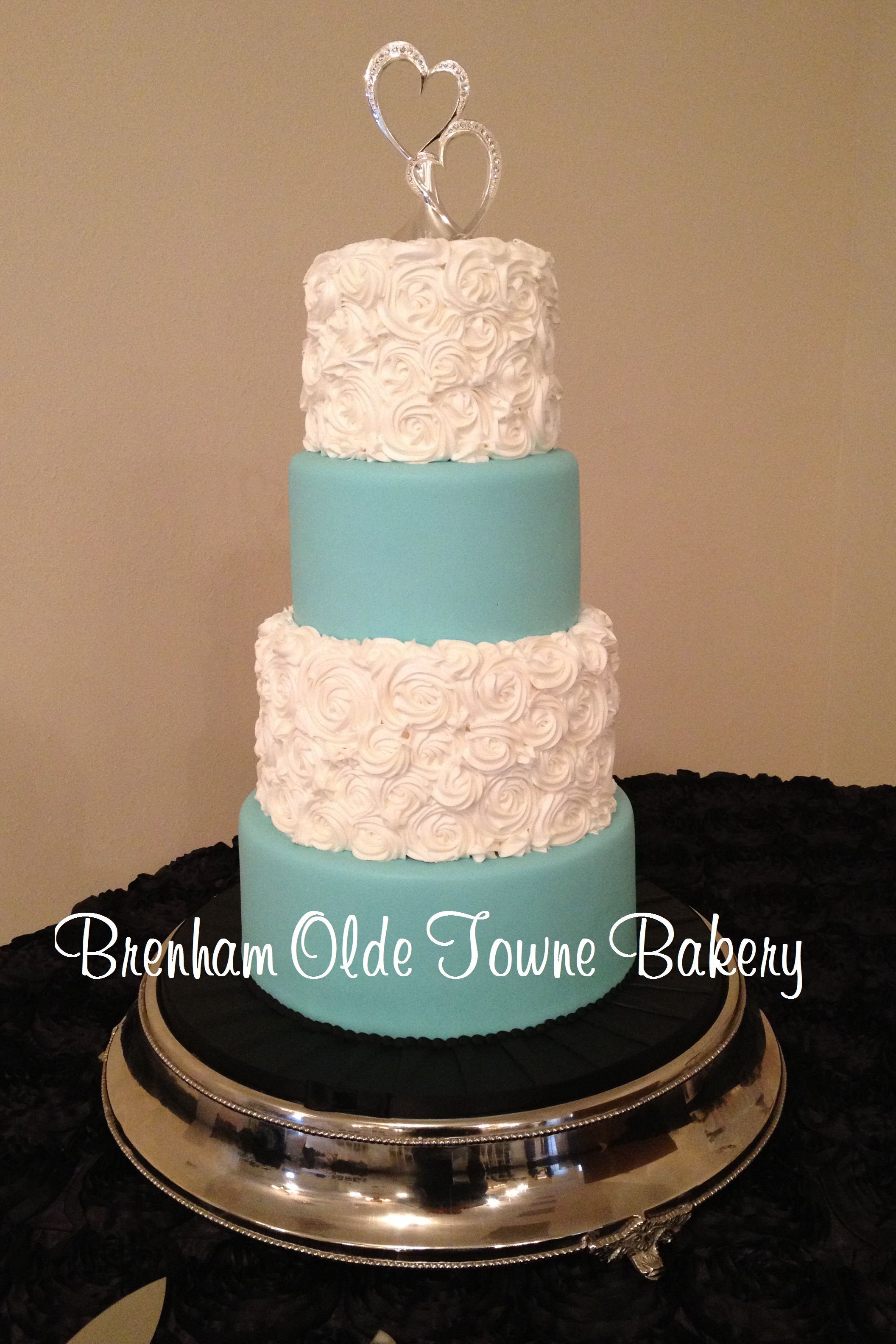 Tiffany Blue Wedding Cake