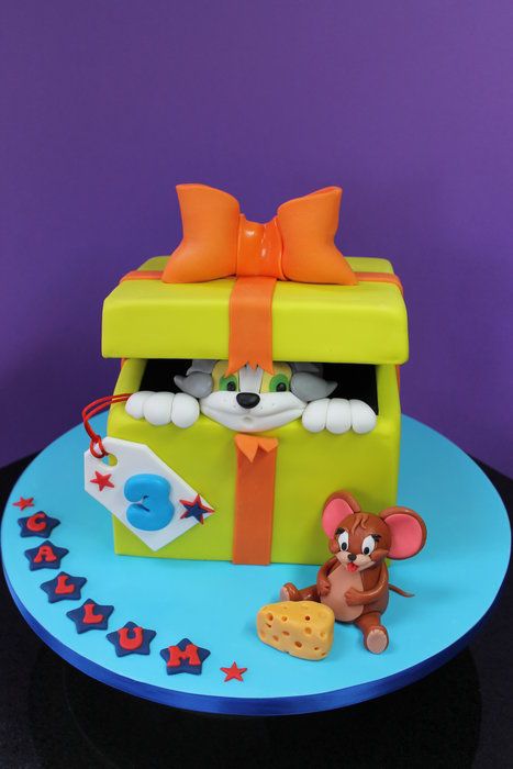 Tom and Jerry Birthday Cake