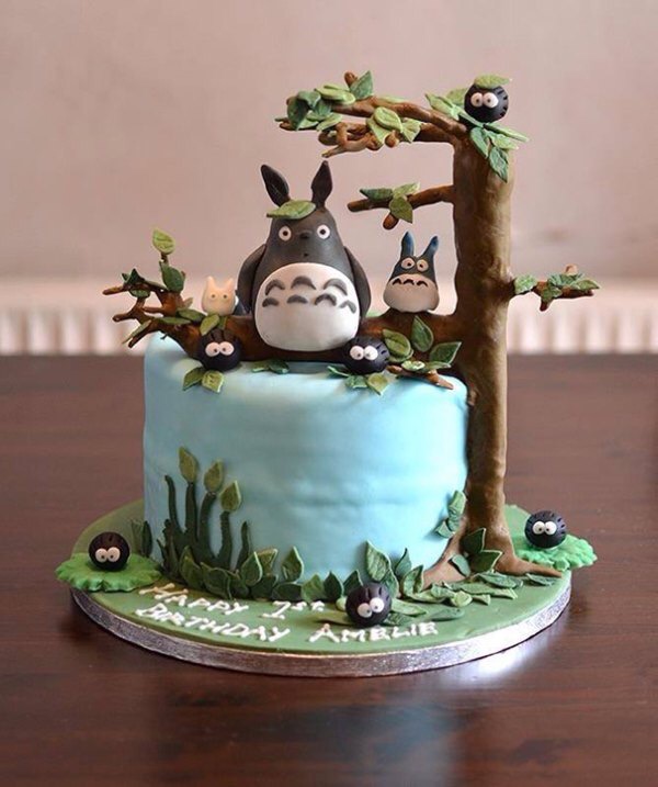 Totoro Birthday Cake