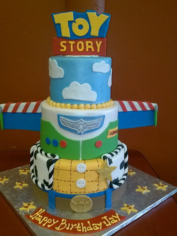 Toy Story Themed Birthday Cake